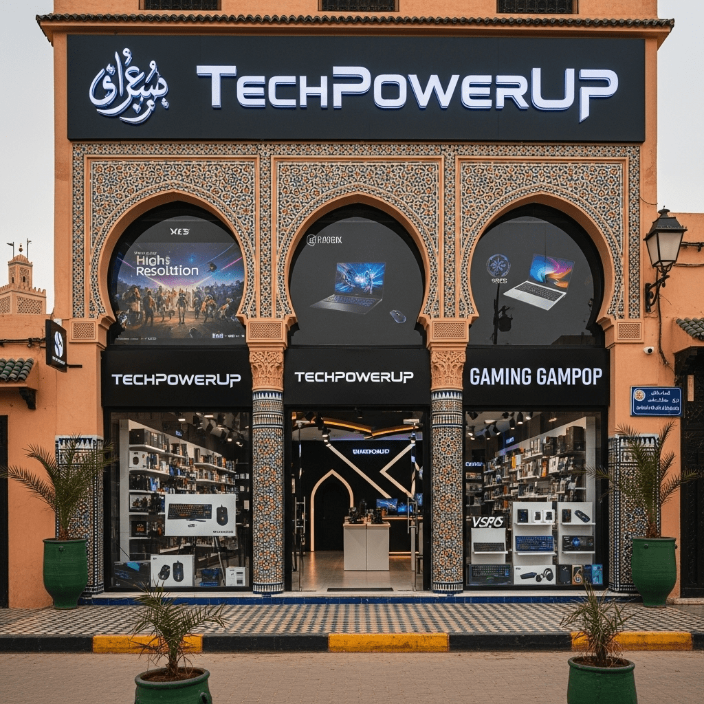 TechPowerUp.ma — Équipe et univers high-tech, PC gamer et accessoires